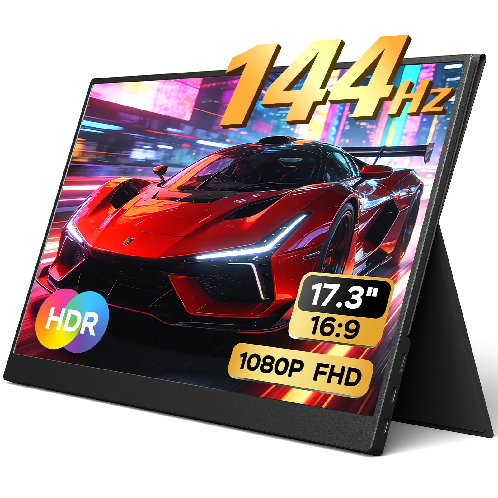 Yxk 17.3 Inch 1080P 144Hz Portable Monitor