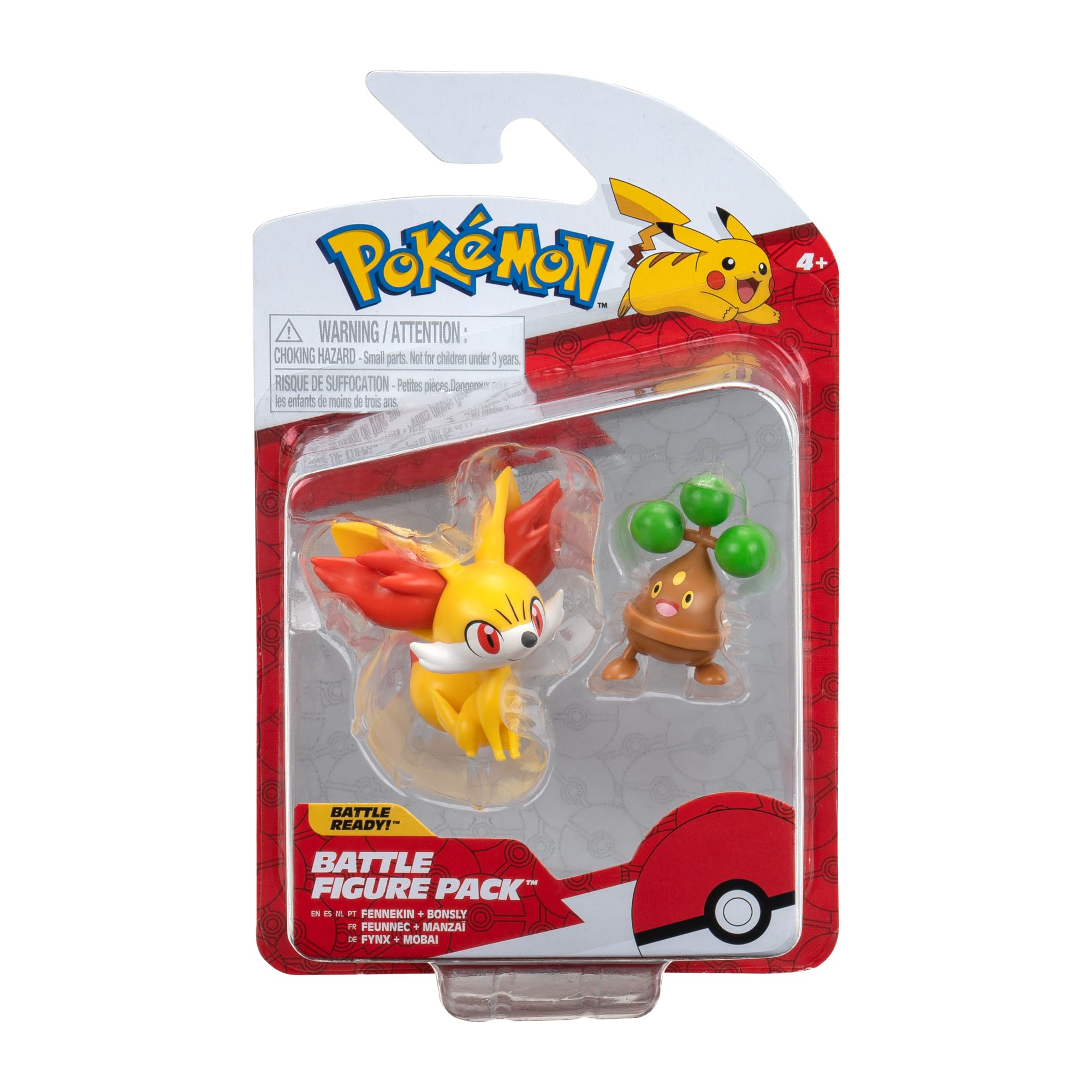 Pokemon Battle Figure Fennekin E Bonsly-image