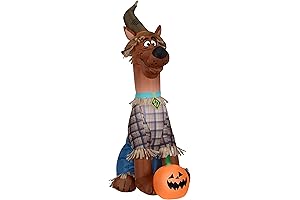 Gemmy 3.5' Airblown Inflatable Scooby Doo as Scarecrow Harvest