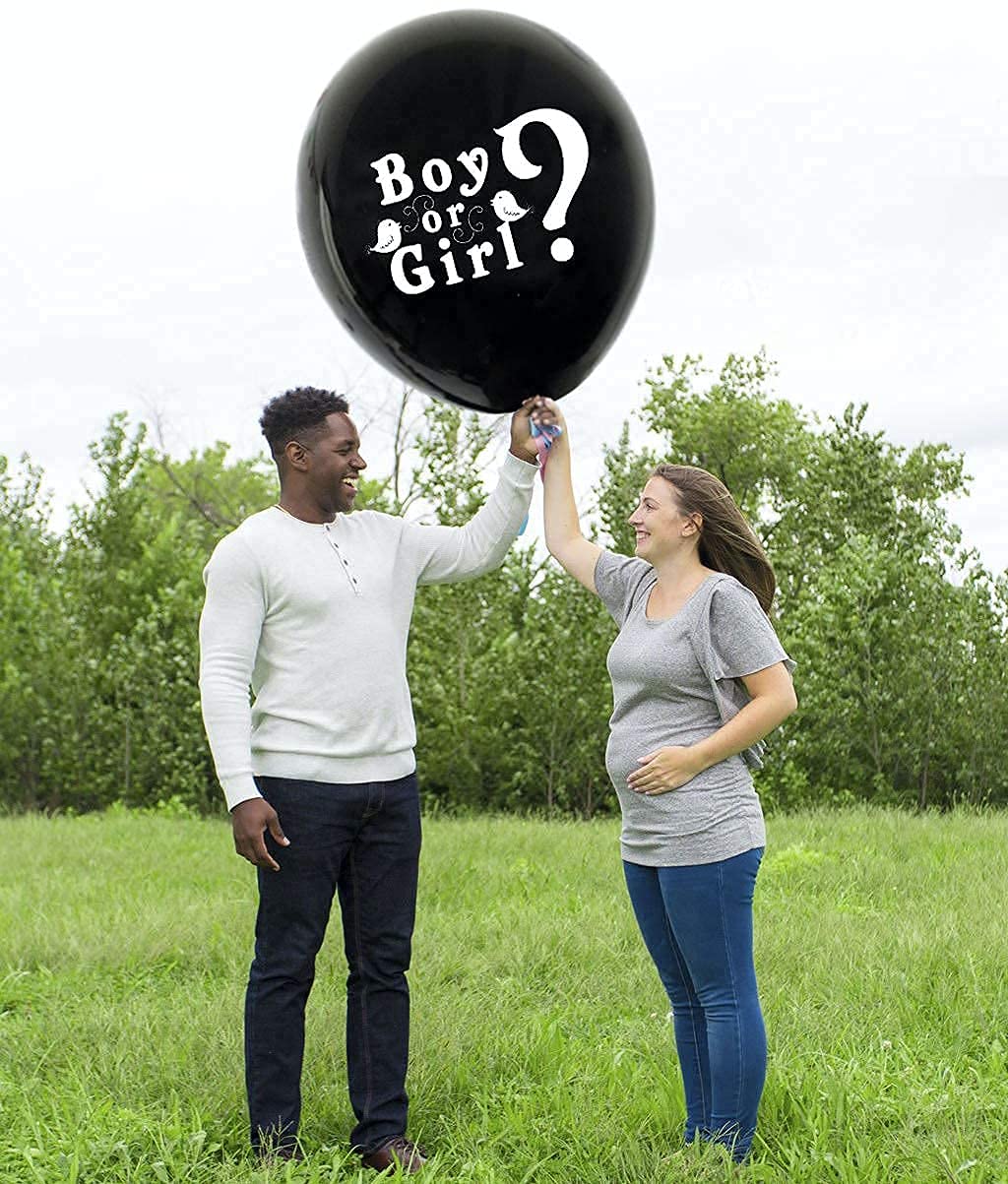 Buy JLS Baby Shower Gender Reveal JUMBO 36 inch GIANT Balloon with