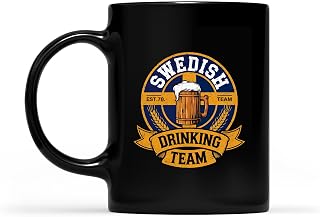 Swedish Drinking Team Funny Sweden Flag Beer Party Idea Coffee Mug, Gift For Men, Women Cup 11oz - 15oz