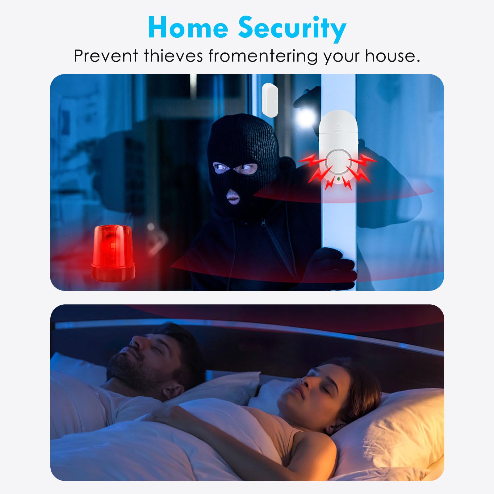 Alarmas de seguridad para puerta (120 dB, magnéticas, para piscinas, alarmas para piscina