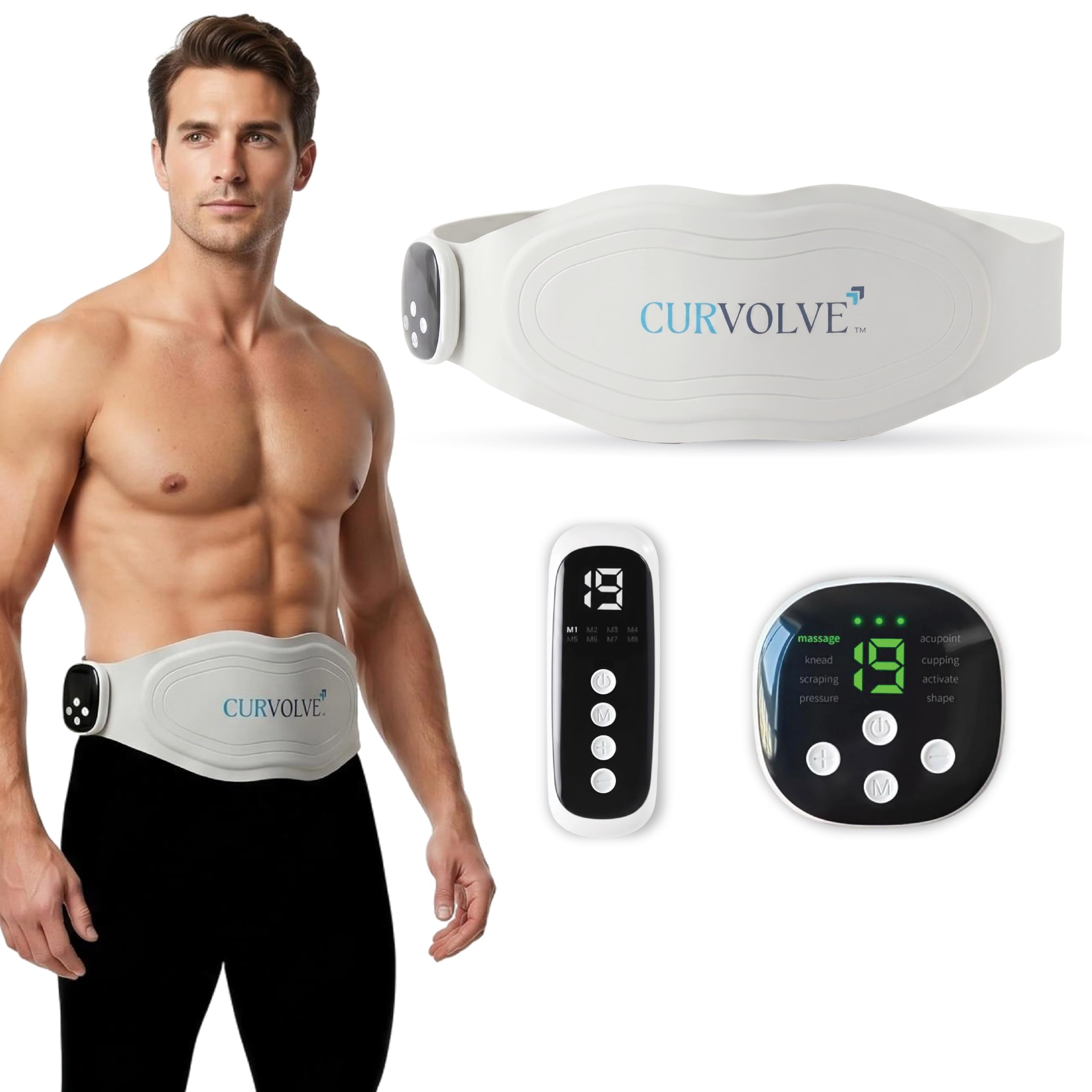 Pulse Slimming Belt for Men & Women – Ultra Thin 1mm EMS Waist Trainer Belt with Remote Control, Adjustable Modes & Gears, Breathable & Lightweight Abdominal Fitness Belt for Home, Office & Travel-image-36