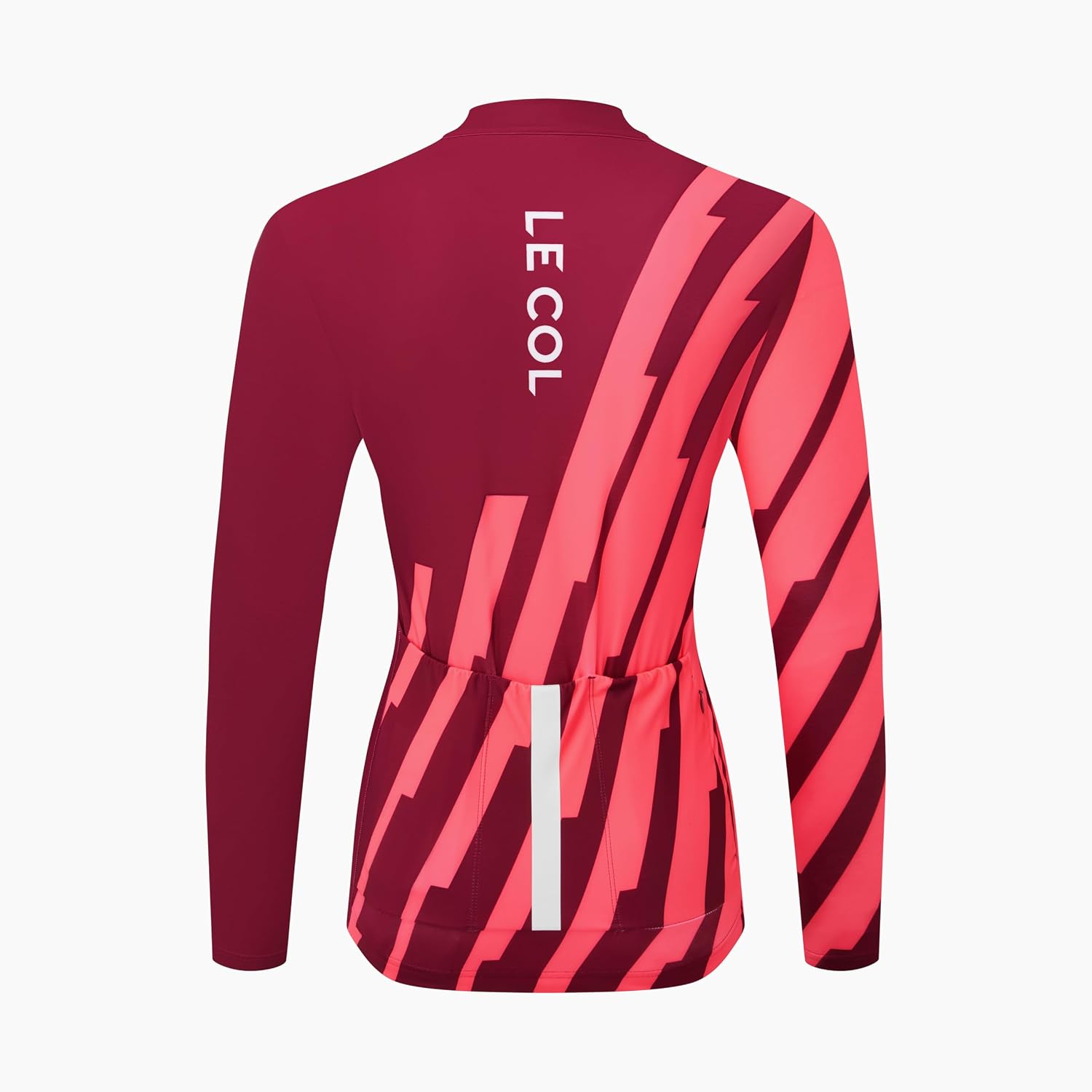 LE COL Women’s Pro Long Sleeve Jersey | Breathable Cycling Shirt | Rear Pockets, Force Lycra Construction, Zip Closure