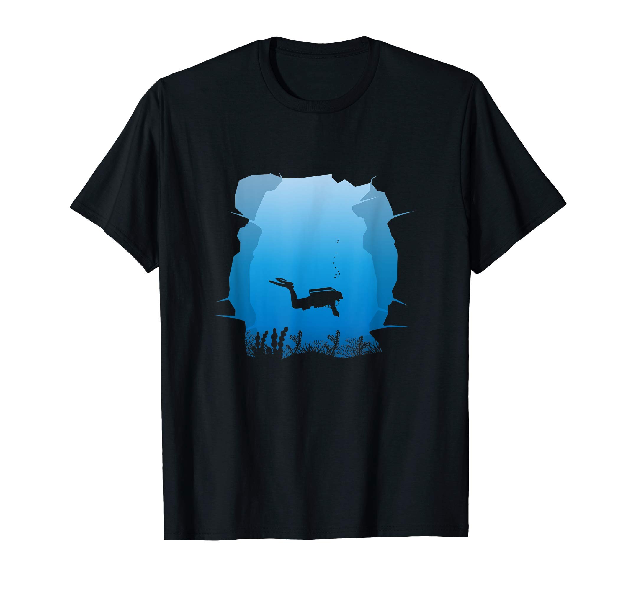 Cave Diving Cavern Ocean Tec Deep Diving SeaScuba Dive T-Shirt