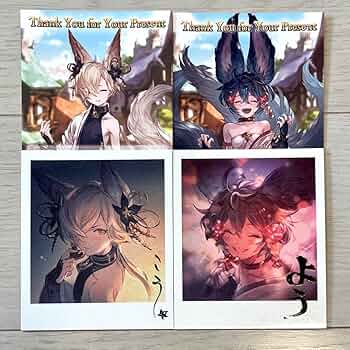 グラブル　バレンタイン　ユエル　ソシエ　2018-2020　返礼品 グラブル ソシエ バレンタイン・ホワイトデーお返しイラスト