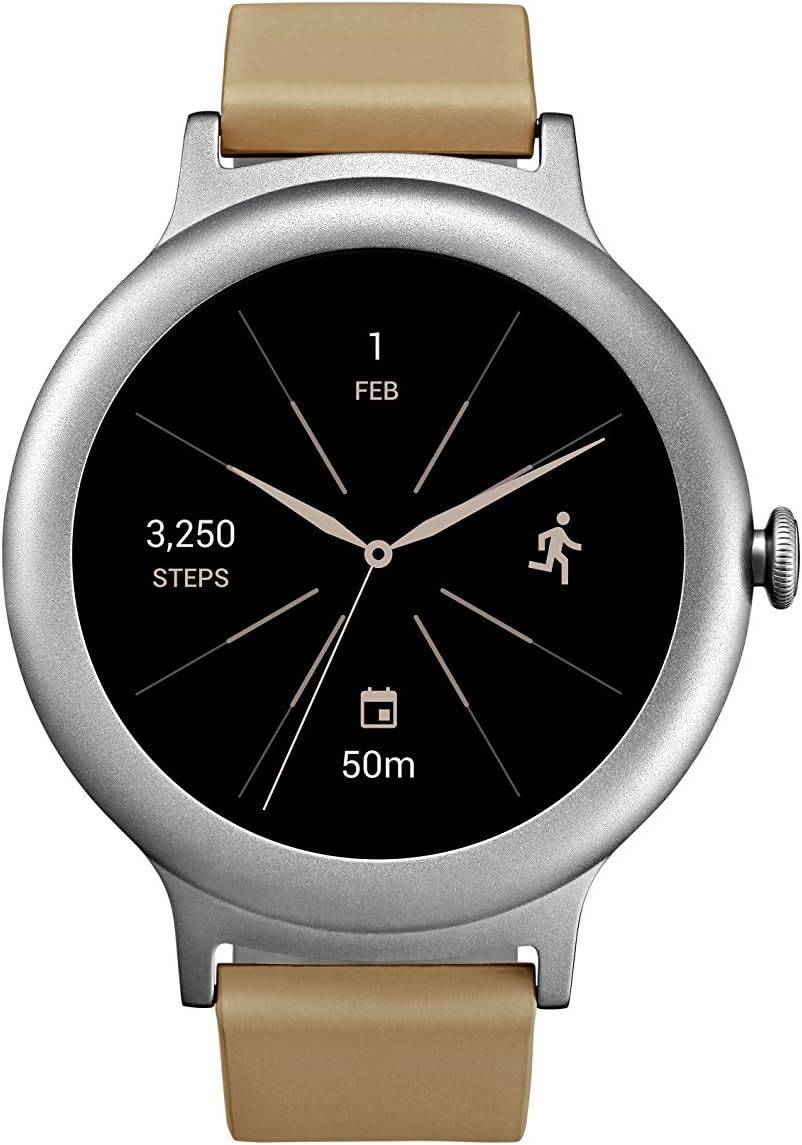 LG Watch Style LG Electronics LGW270.AUSASV Smartwatch with Android Wear 2.0 - Silver - US Version