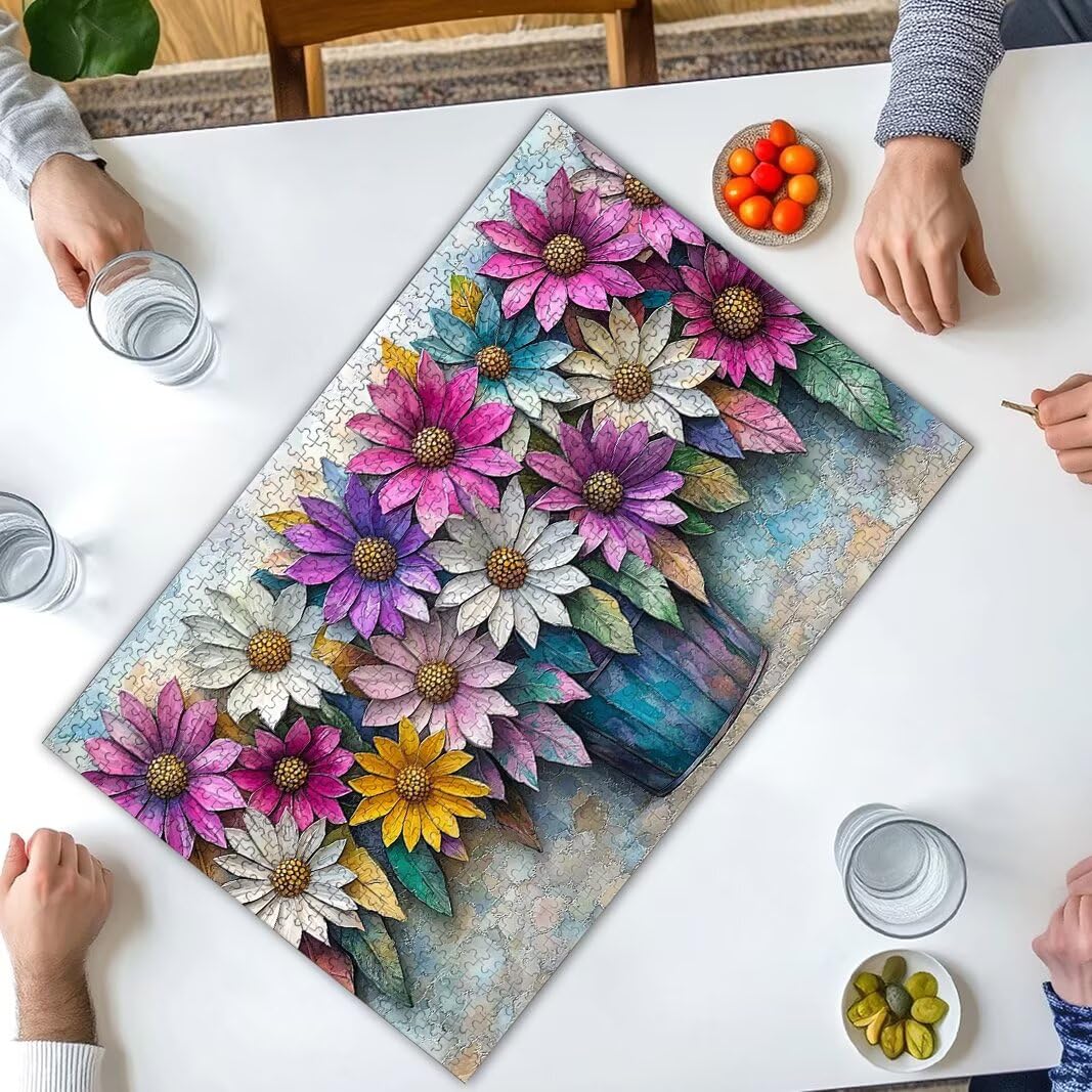 Puzzle Gänseblümchen, Puzzle 1000 Teile Erwachsene, Puzzles für Dekor -8671