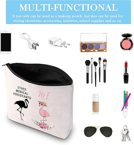 Miniatura 3 de GJTIM Regalo de asistente médico Regalo de enfermera Regalo médico Otro asistente médico Me Bolsa de cosméticos MA Graduación Jubilación Maquillaje