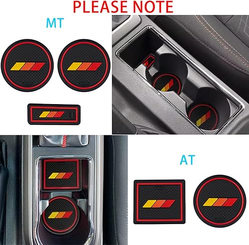 Miniatura 4 de Forro de consola central para Toyota Tacoma Accesorios 2016 2017 2018 2019 2020 2021 2022 2023 Inserto para portavasos de cabina doble, almohadilla