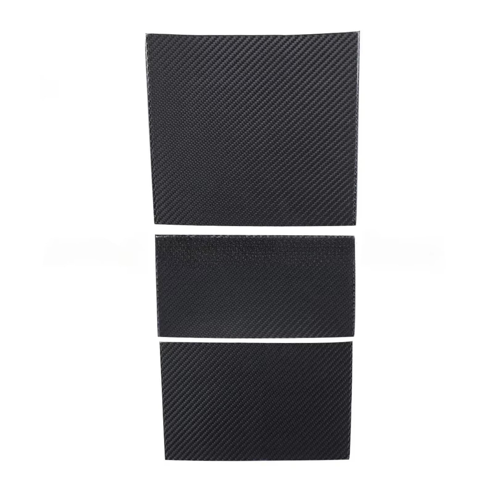 Interior Trim for Tesla for Model 3 for Highland 2024 Y for Juniper 2025 Real Carbon Fiber Center Console Cover Panel Panel Frame Cover(Matte Carbon Fiber)