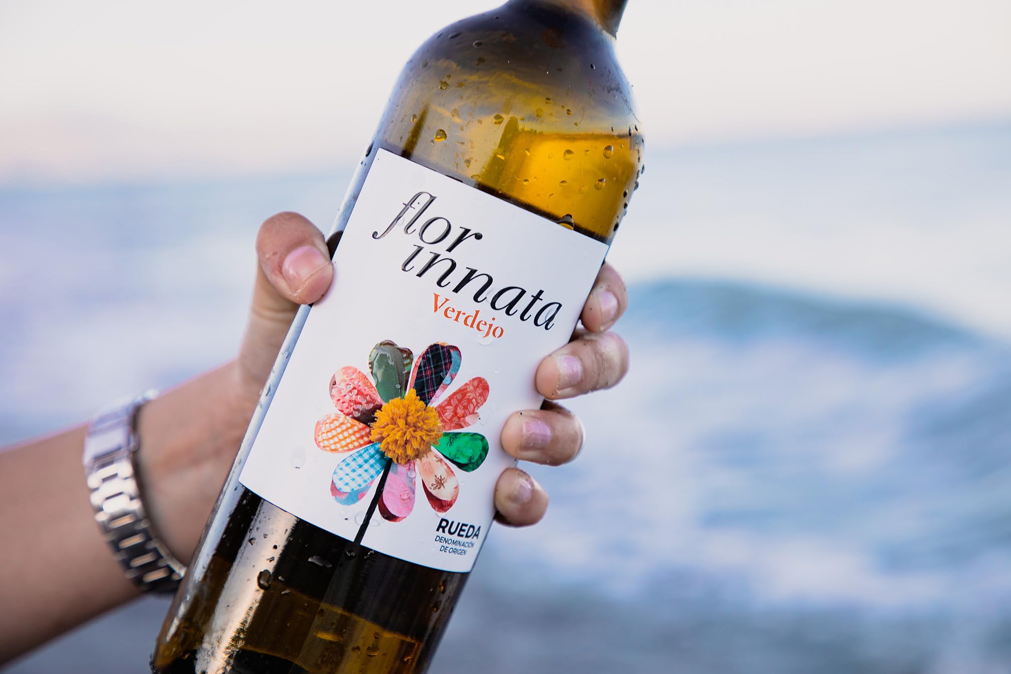 Nueva Añada Flor Innata Caja de 6, Vino Blanco Verdejo Rueda Valdecuevas, x6, 750 ml, Coupage Verdejo y Sauvignon Blanc 6 botellas