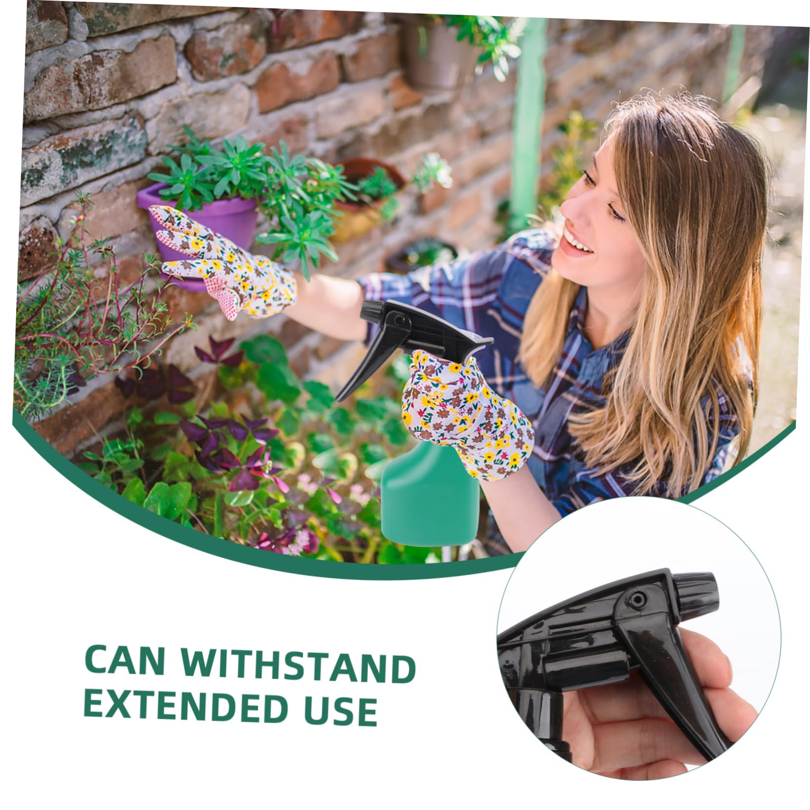 BESPORTBLE Gartenwerkzeug-Set Für Damen 10-teiliges Werkzeugset Mit Koffer Modische Blume Robuster Edelstahl Einfach Zu Verstauen Und Zu Organisieren