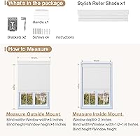 Vista 7 de Persianas enrollables opacas sin cordones para ventanas, con cenefa de casete, cortinas de ventana de jacquard a rayas para dormitorio, tela