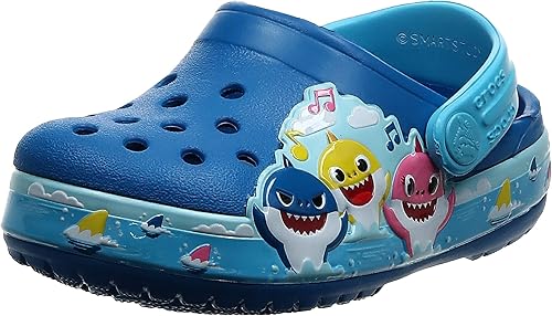 Crocs Unisex-Child Fun Lab Baby Shark Band Clog