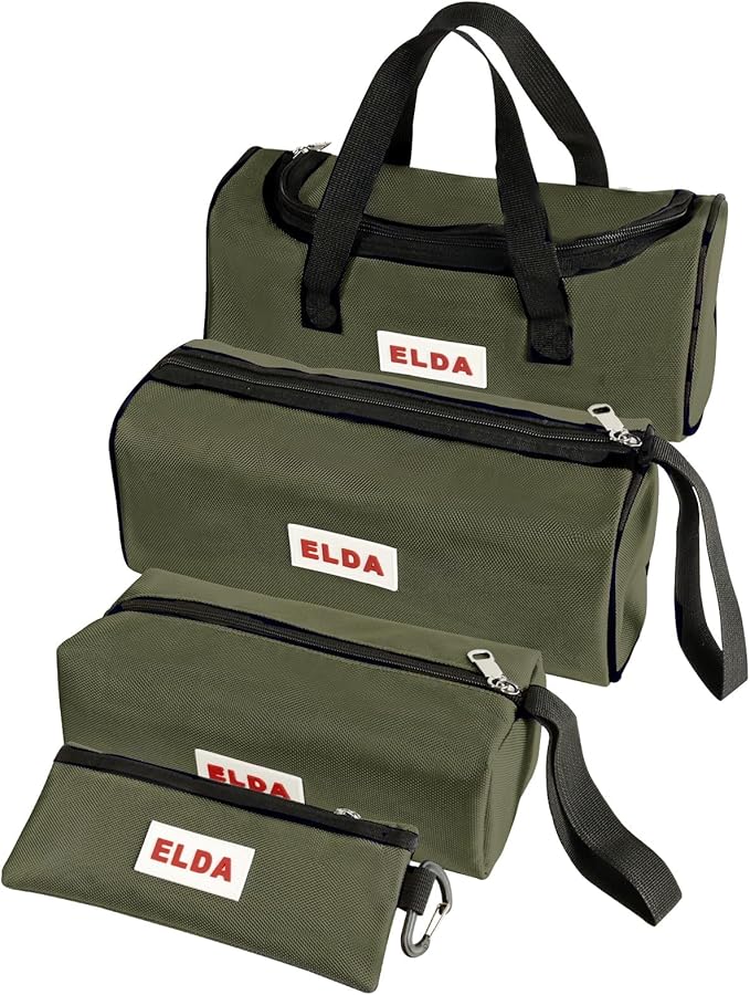 ELDA 4 Pack Tool Bag for Men with Hard Bottom Waterproof Heavy...