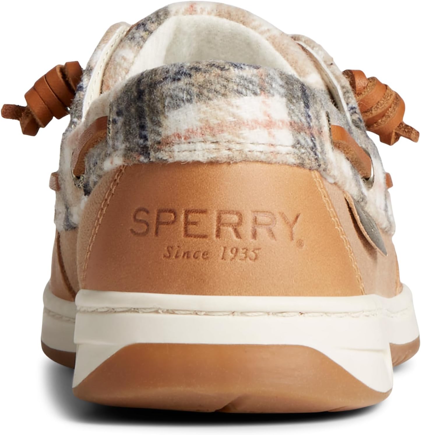Sperry Women's, Rosefish Boat Shoe TAN/Ivory Teddy Wool 6 M - Image 2