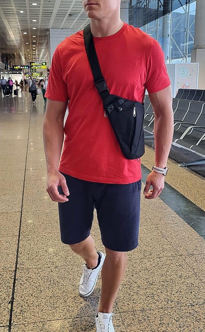 Business Crossbody Sling Bag, Anti-theft Shoulder Bag for Men, Men's Chest Bag, Messenger Bag, Handbag, Waist Bag, Belt Bag image 2