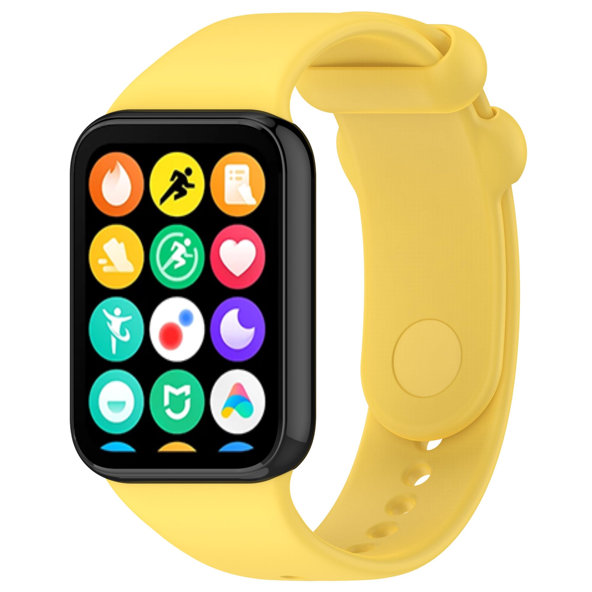 JYMYI Silicone Smart Watch Band for Xiaomi Mi Band 8 Pro Strap, Sport Xiaomi Band 8 Pro Armband Straps - Image 2