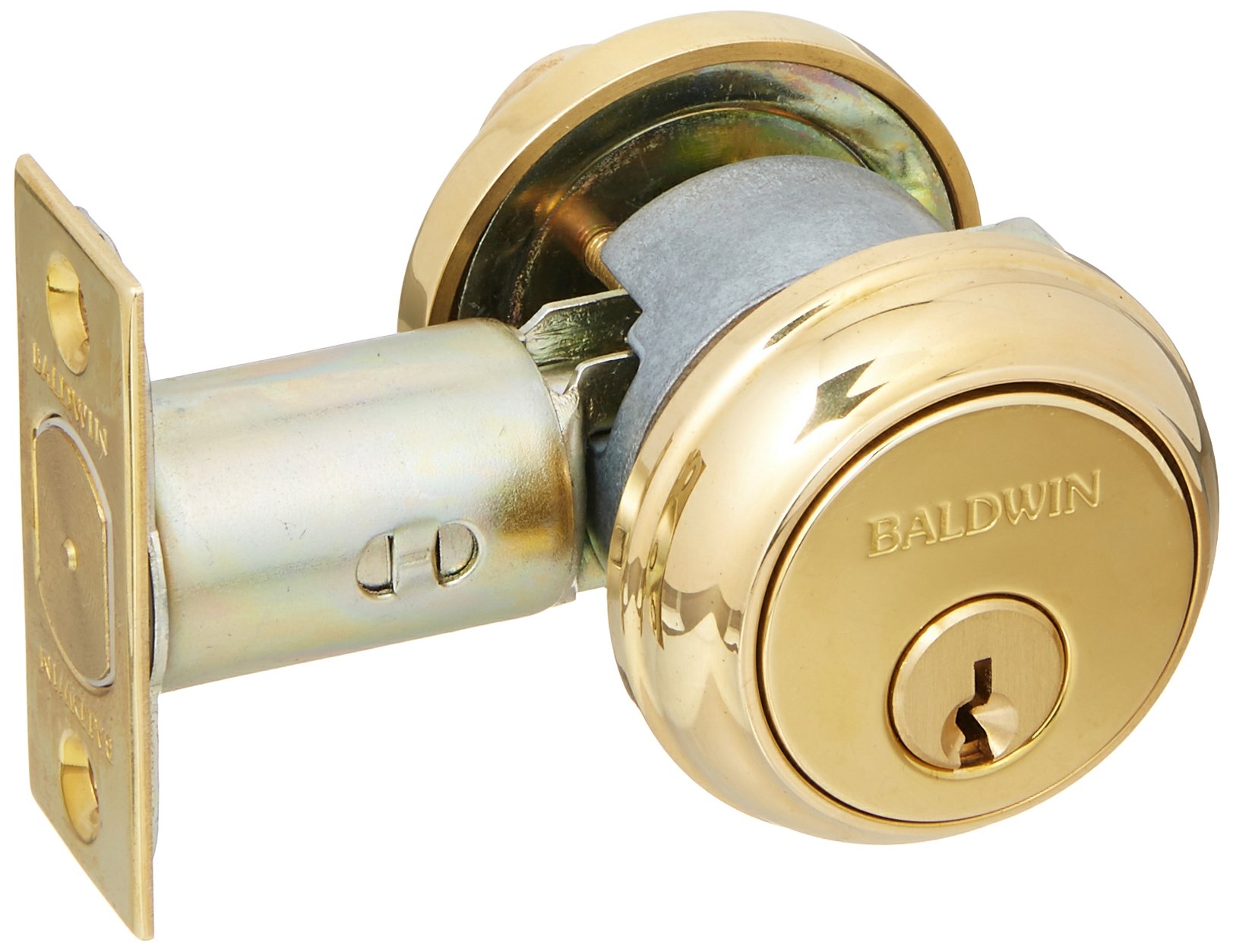Baldwin (non-lacquered brass) - Hardware 8031.031 Deadbolt Lock