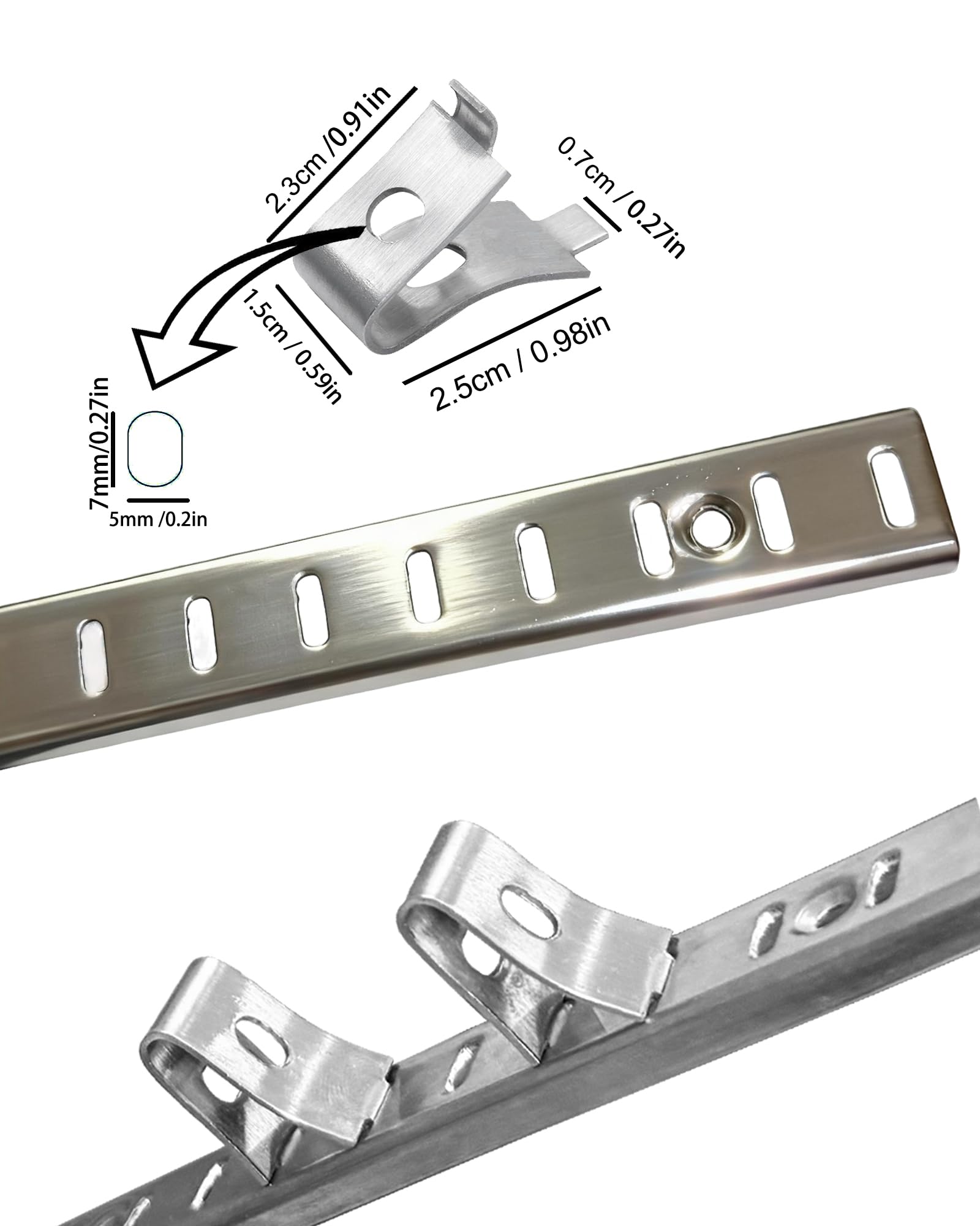 Adjustable Shelf Clips - Stabilize Your Shelves -2