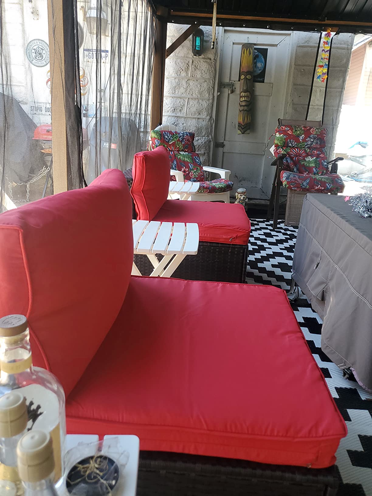 66/mo Finance Piltwof 6 Pieces Waterproof Patio Conversation Sets, Modern AllWeather Outdoor