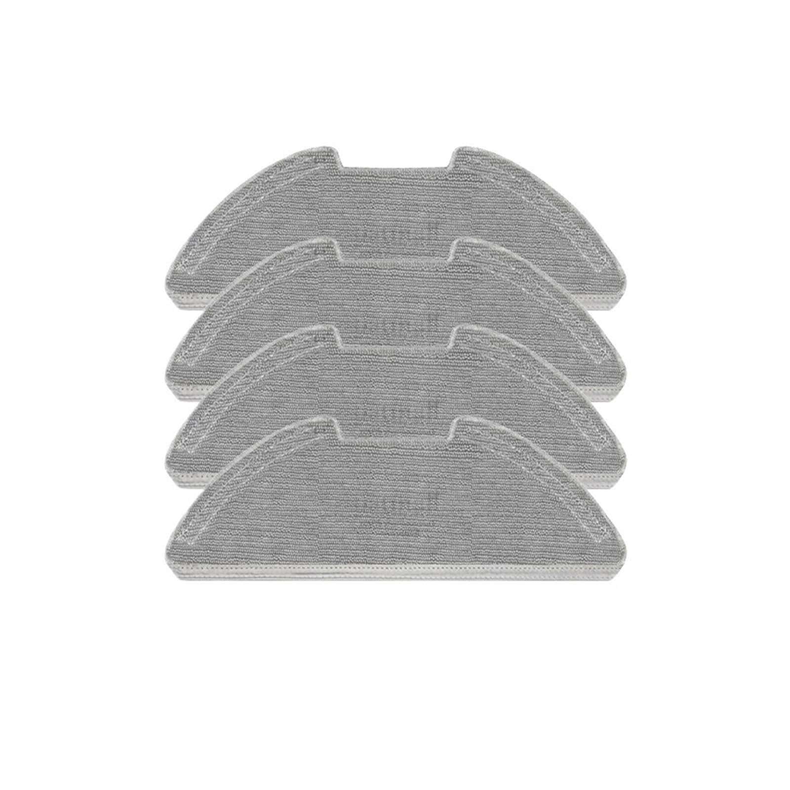 NUCBCULWP Water Tank Mop Cloth Spare Part， Compatible For XiaoMi，Robot Vacuum-Mop 2 Lite 2 Pro MJSTL MJST1S MJST1SHW BHR5044EU Accessroies(4 mop)