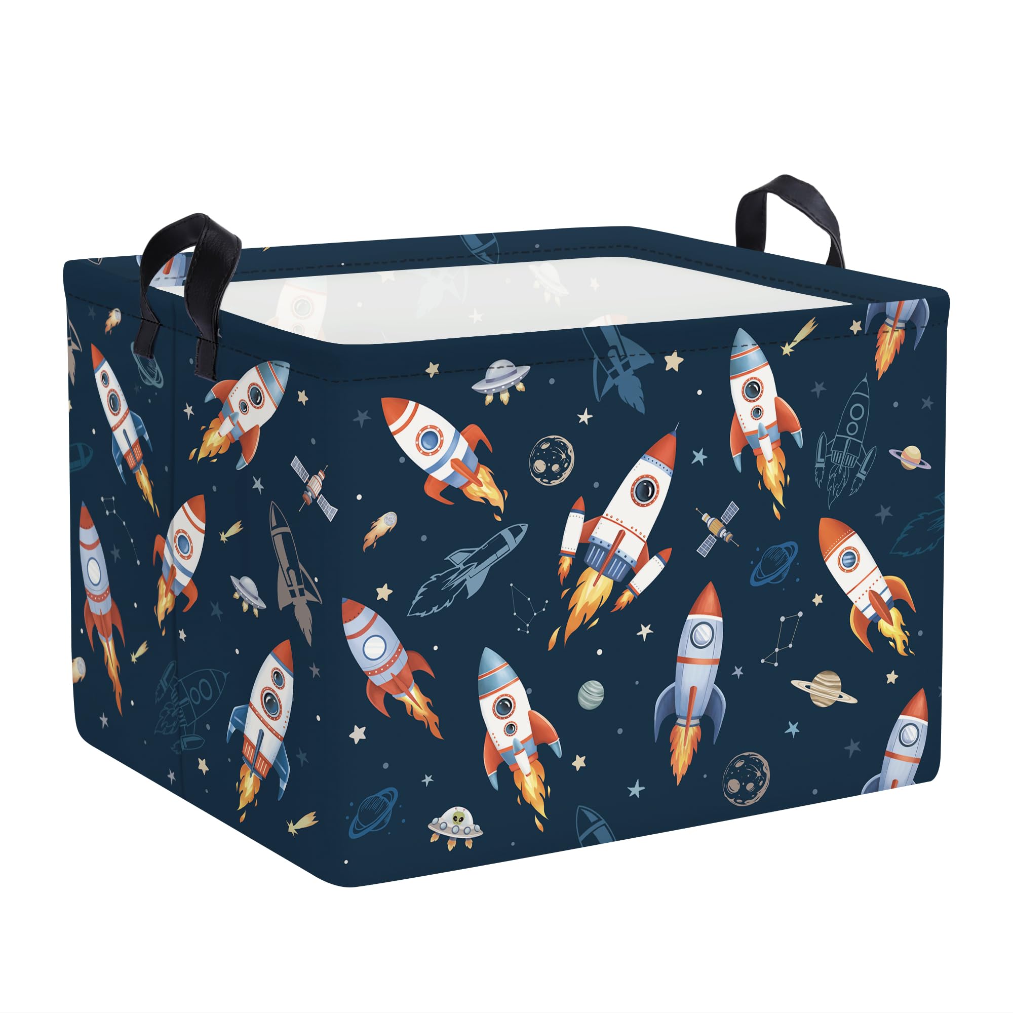 Clastyle 36L Kids Laundry Basket Space Clothes Toys Storage Box
