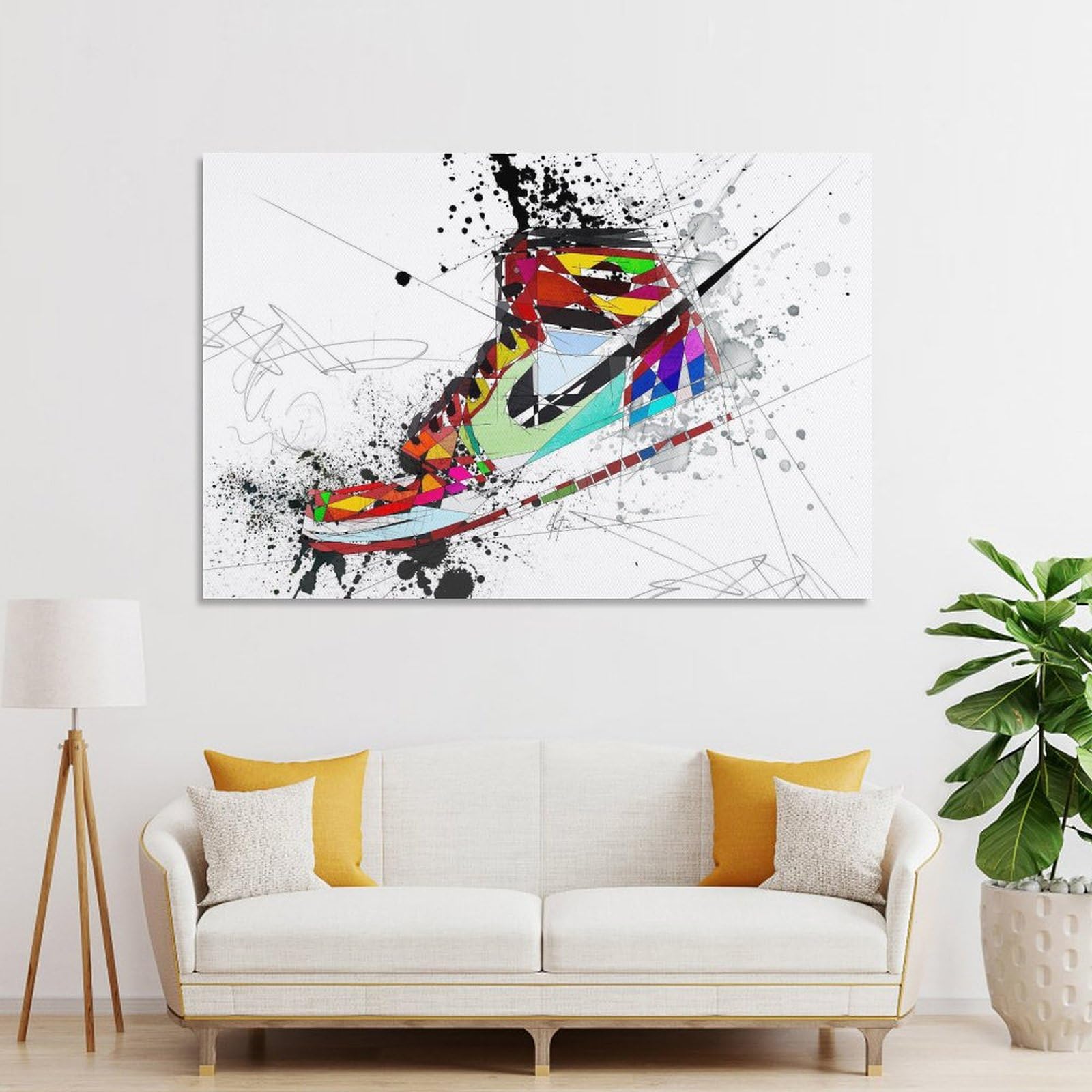 Amazon.co.jp: アートパネル スニーカー 絵画 パネルアート