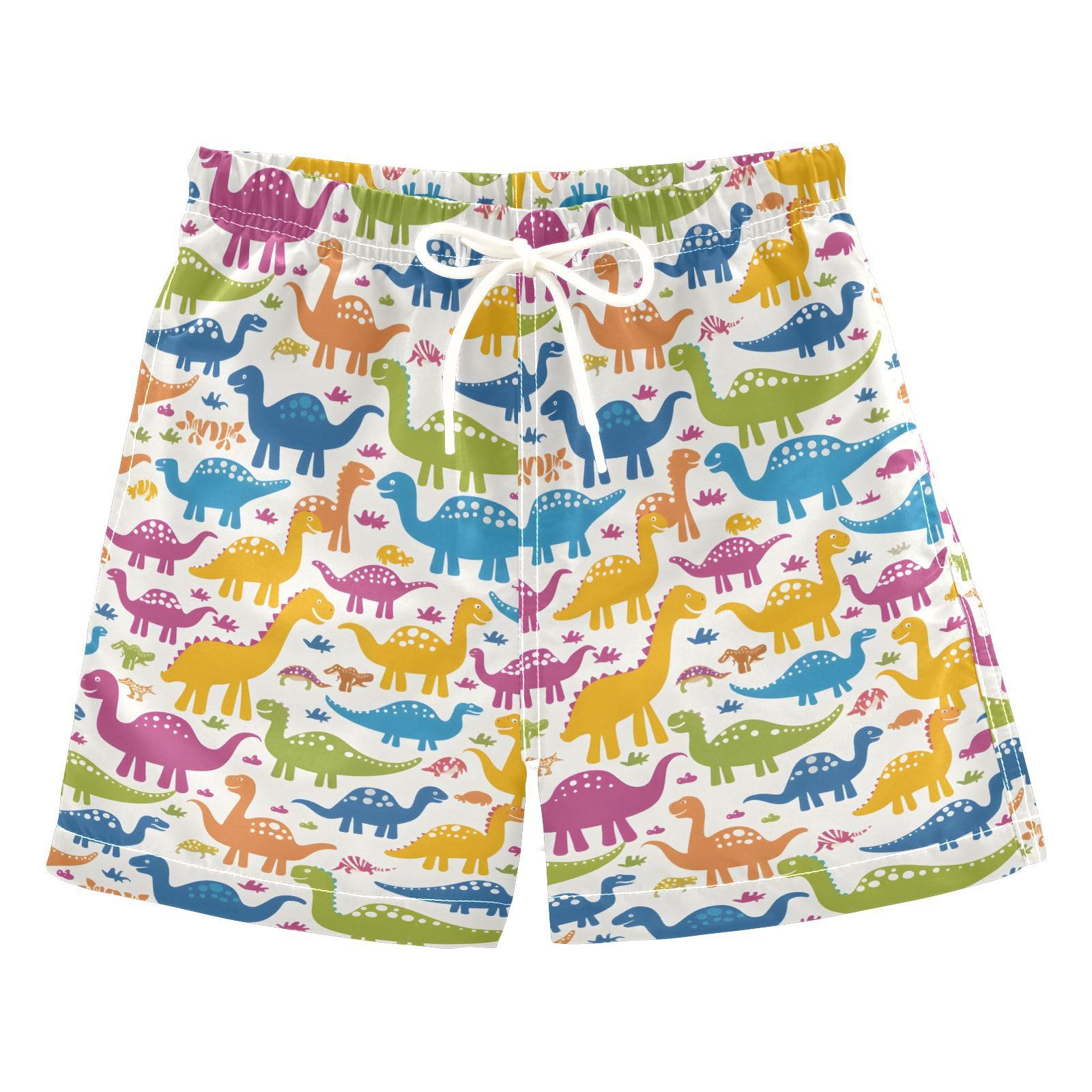 ALAZA Eiffel Tower Tree House Castle Boys Quick Dry Beach Board Shorts Kids Swim Trunks Bathing Suit Swimsuit 2T Multicolor