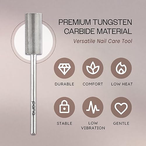 Miniatura 3 de PANA Broca de uñas de gel acrílico o gel duro de eliminación rápida para manicura y pedicura, profesional o principiante, mango de 332 pulgadas