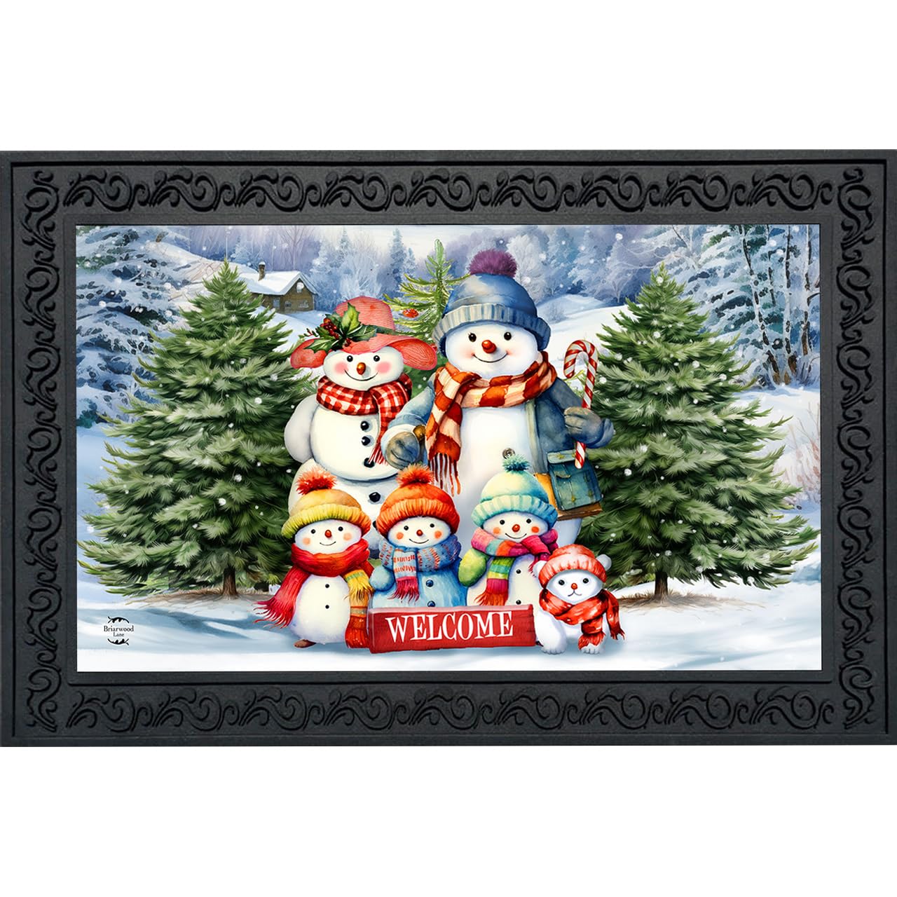 Briarwood Lane Snowman Doormat - Winter Decor -18 Briarwood Lane Snowman Doormat - Winter Decor -18