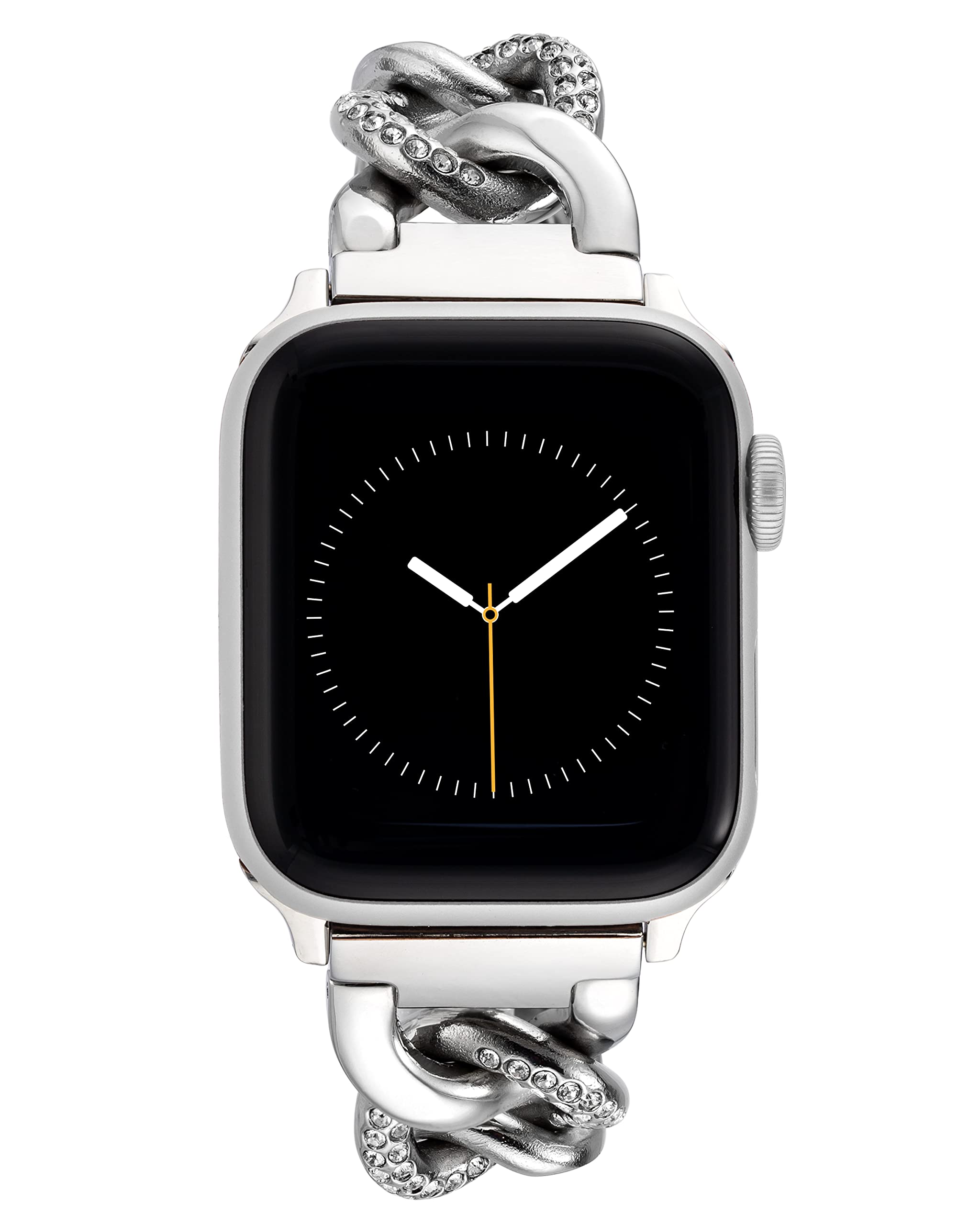 Anne Klein Bracelet tendance pour Apple Watch, sécurisé, réglable, bracelet de rechange pour Apple Watch, s'adapte à la plupart des poignets