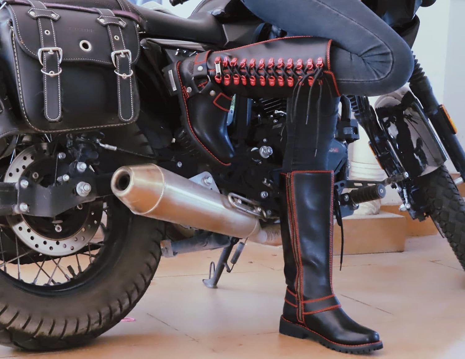 Women's Knee-High Fashion Boots, Comfortable Low Heel Mid Calf Flat Boots for Ladies.