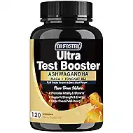 DRFOSTER Testosterone Booster for Men, Ultra Testosterone Formula 600mg Ashwagandha, Tongkat Ali & Maca - 120 Capsules