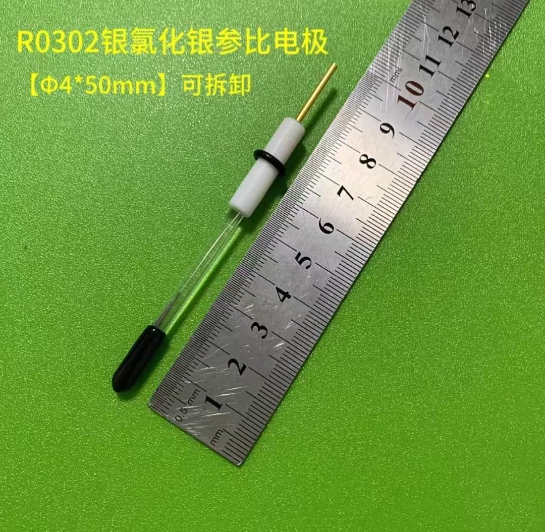 FLUXGOONE Silver/Silver Chloride Reference Electrode. R0302 Ag/AgCl Reference Electrode. R0303 Ag/AgCl Reference Electrode is Removable and Filled with Liquid.(R0302,10 Pieces)