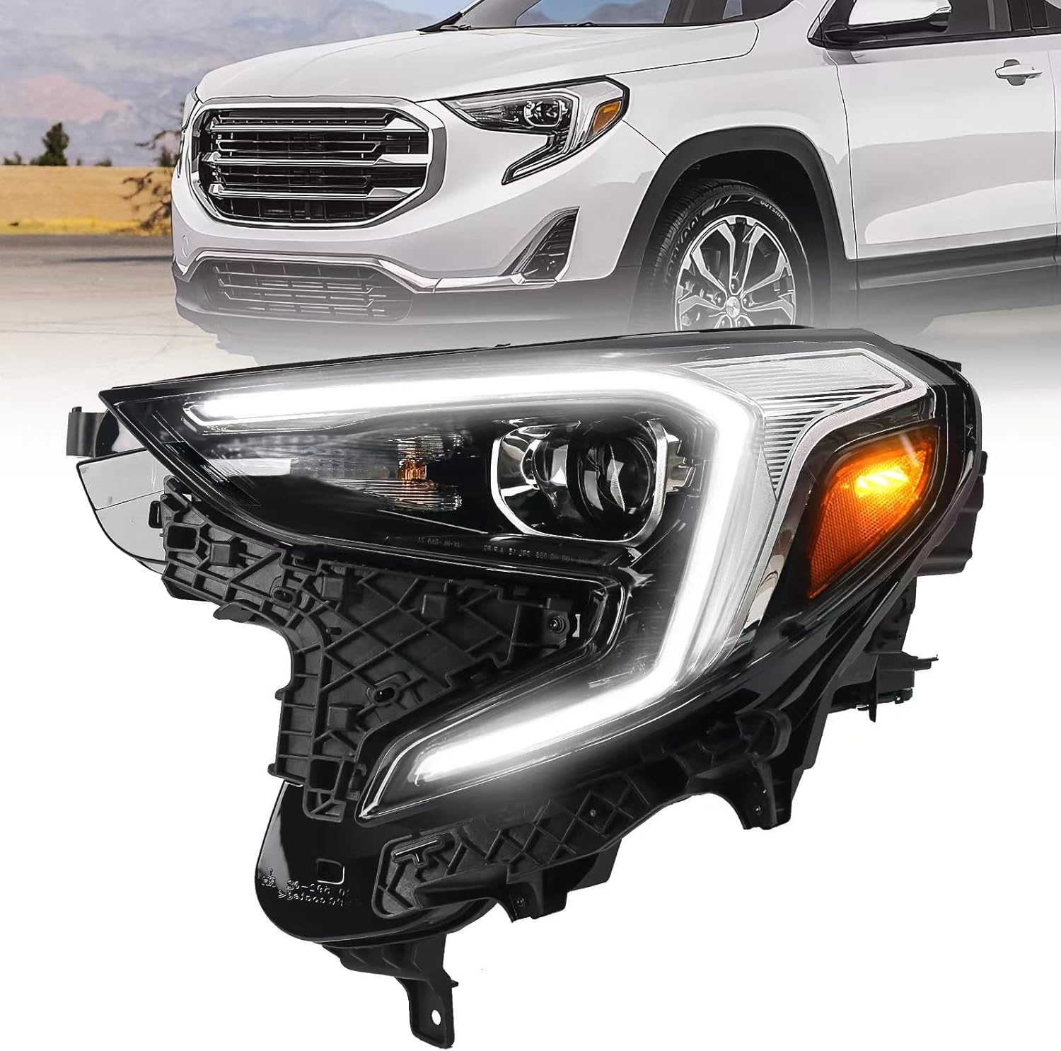 FIONE For GMC Terrain Headlight Assembly 2018 2019 2020