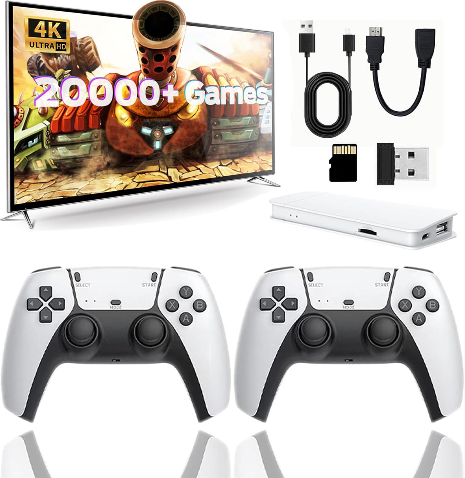 Console Retro M15 - Game Stick 4K 64GB de armazenamento | 30.000 jogos