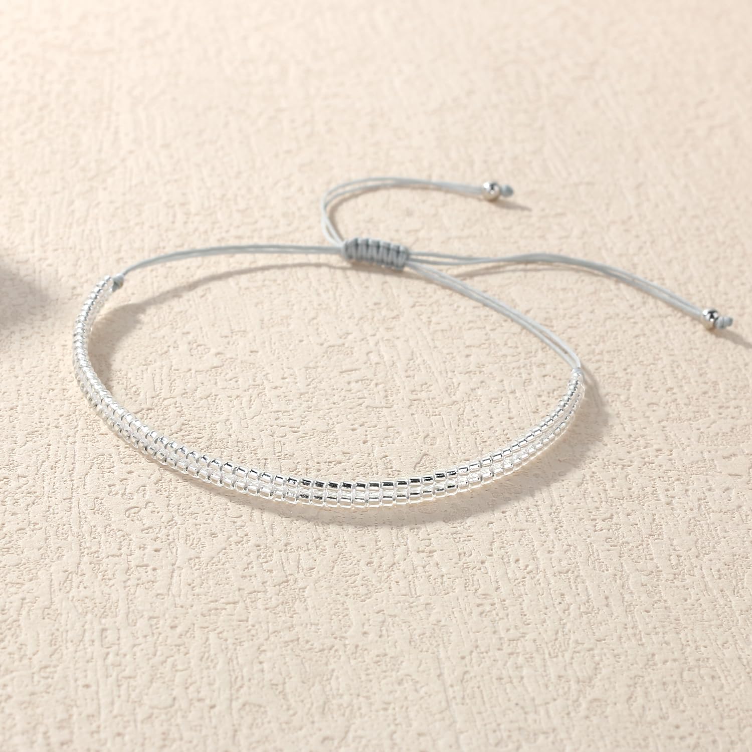 KELITCH Bunte Miyuki Perlen Armbänder Winzig Seil Damen Armb