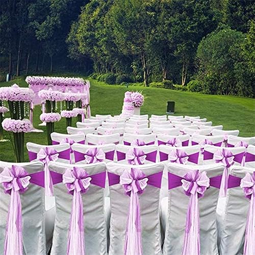 Miniatura 3 de Hotel - Decoración para el respaldo de la silla de boda, fundas elásticas para silla, fundas elásticas para silla, bandas para decoración de bodas,