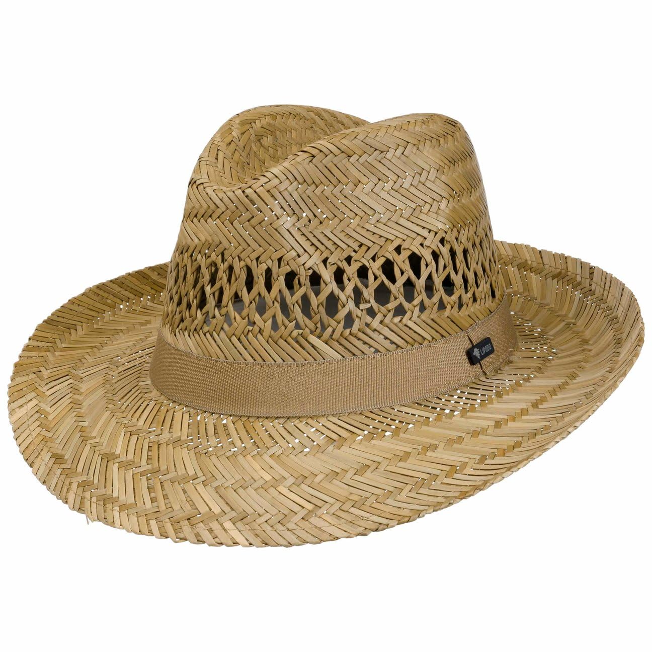 LIPODO Classic Fedora kapelusz slomkowy Wyprodukowano we Wloszech Meski Wiosna Lato