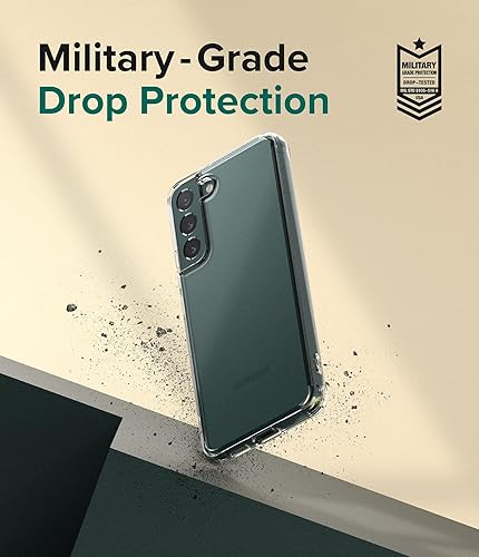 Miniatura 5 de Ringke Fusion evita manchas grasas Compatible con Samsung Galaxy S22 Plus, tecnología antihuellas, fácil de sostener, se siente aterciopelada suave