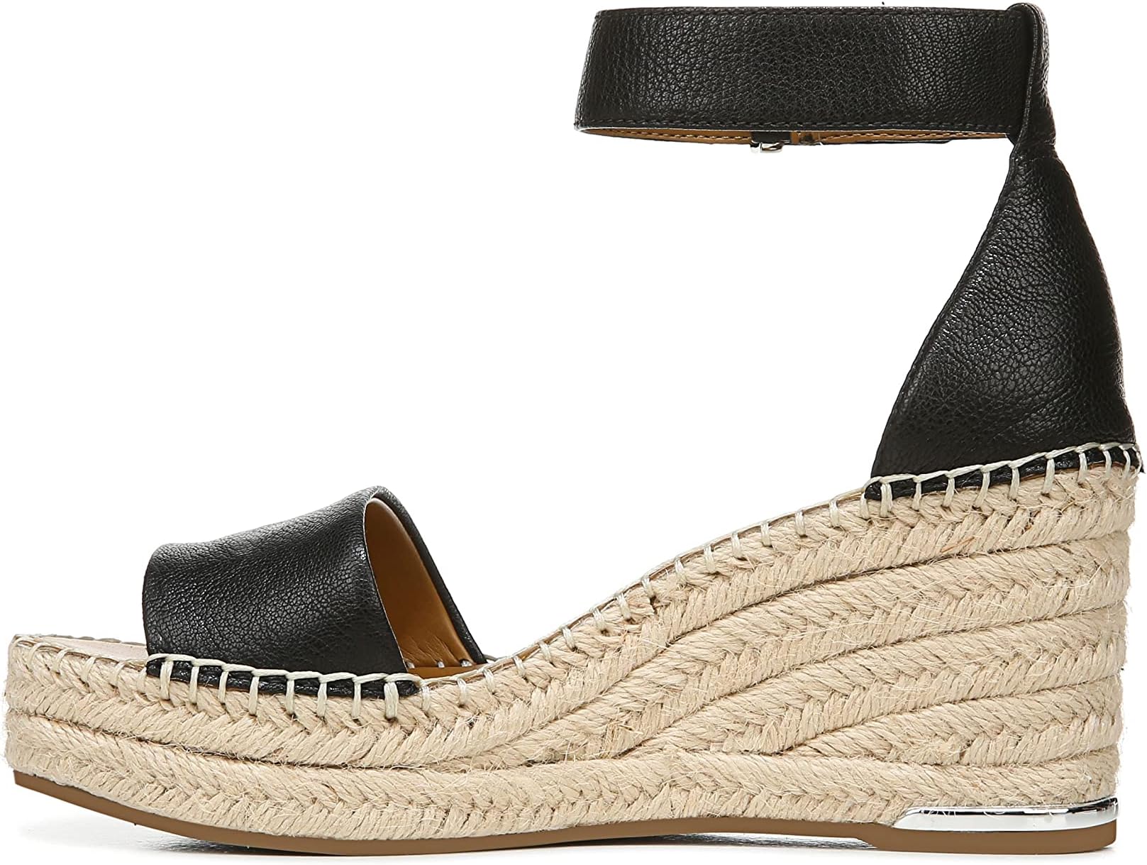 Franco SartoWomen's Clemens Espadrille Wedge Sandal, Black, 3 UK