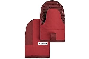 KitchenAid Beacon Two-Tone Oven Mitts Red