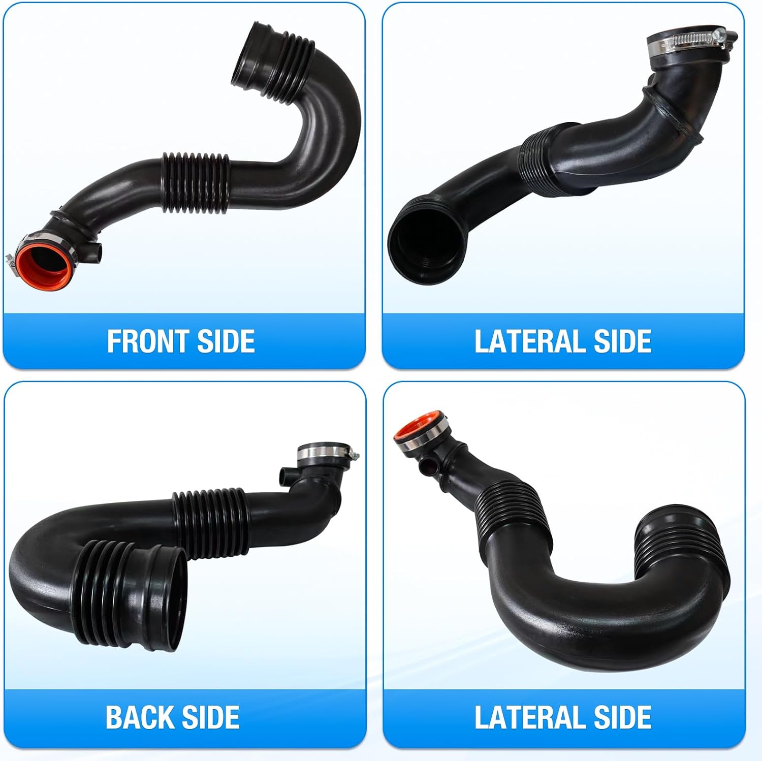 9065282224 Engine Air Intake Hose Tube Compatible with 2010-2022 Mercedes-Benz and 2007-2018 Dodge Freightliner Sprinter 2500, 3500, 4500 3.0L Air Clean Intake Tube Hose W/Clamps