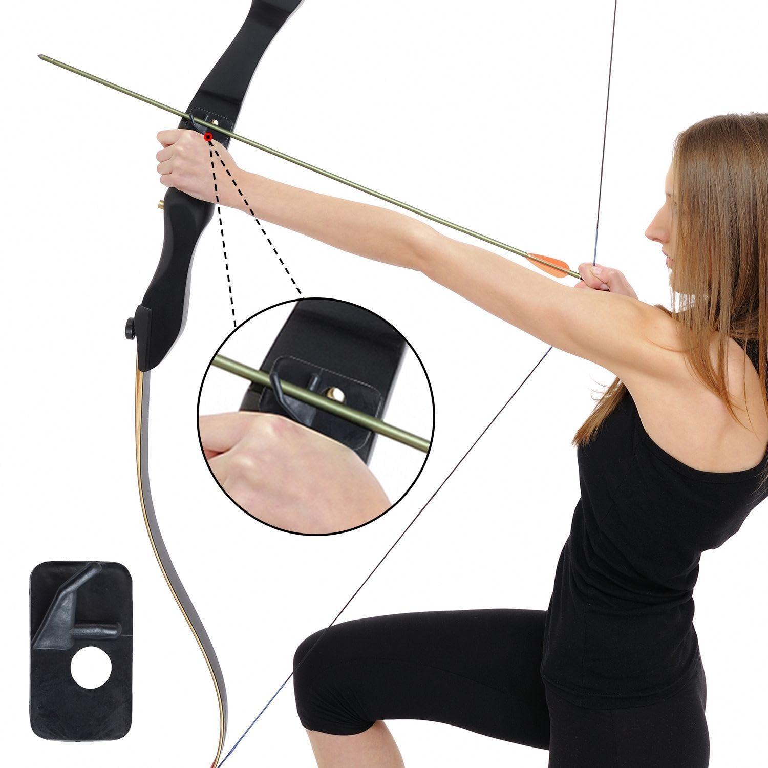 Soporte para Arco Y Flecha De 12 Piezas, Soporte para Flechas De Plástico, Accesorios De Tiro con Arco, Herramientas De Tiro con Arco, Ayudas para Entrenamiento De Tiro con Arco