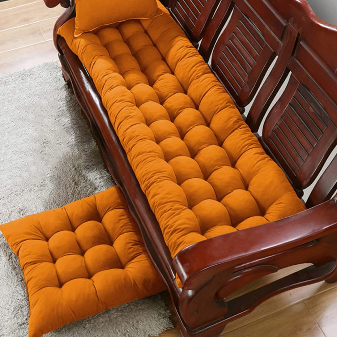 Coussin de banc de jardin épais 8 cm anti-douleur pour assise en bois ou métal