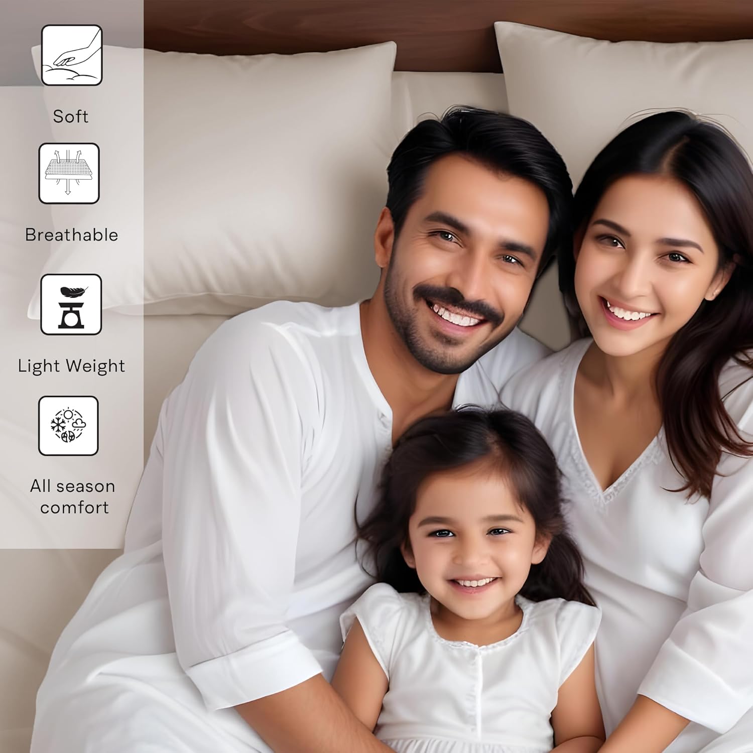 Linenwalas Sheet Set Queen Size - 4 Piece Eucalyptus Tencel Bedding Set, Includes 1 Deep Pocket Fitted Sheet, 1 Flat Sheet & 2 Pillowcases. Cooling Silk Sheets (Queen, Taupe)