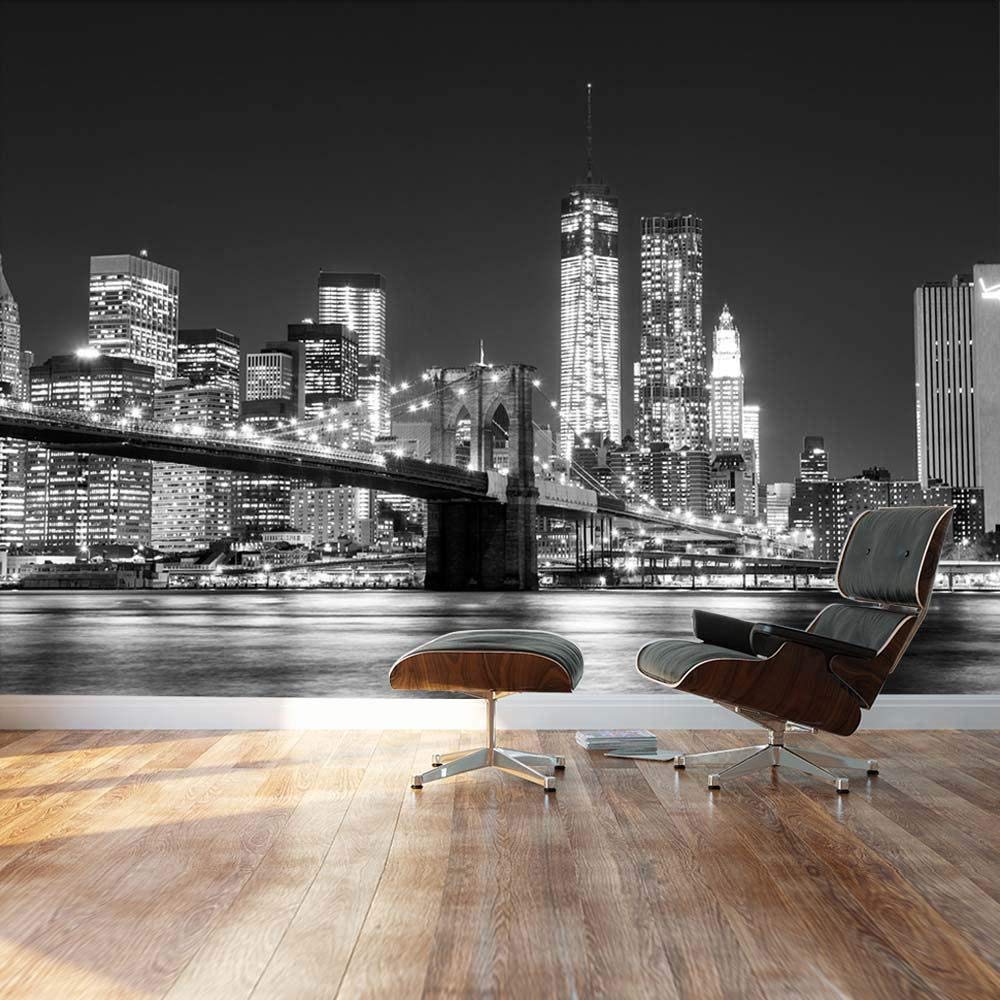 Papier peint photo 3d Brooklyn Bridge tapisserie murale New York