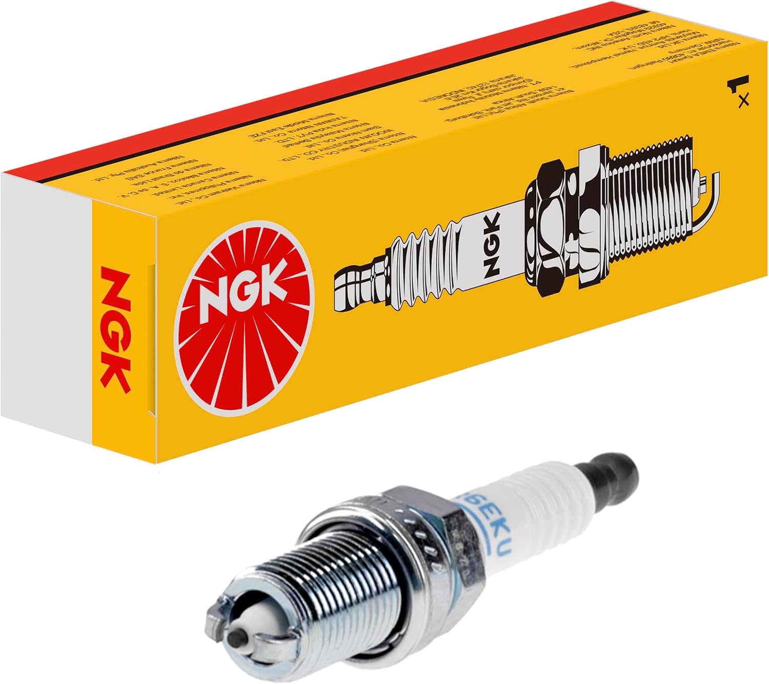 NGK 5881 Standard Spark Plug - BKR7EKU, 1 Pack
